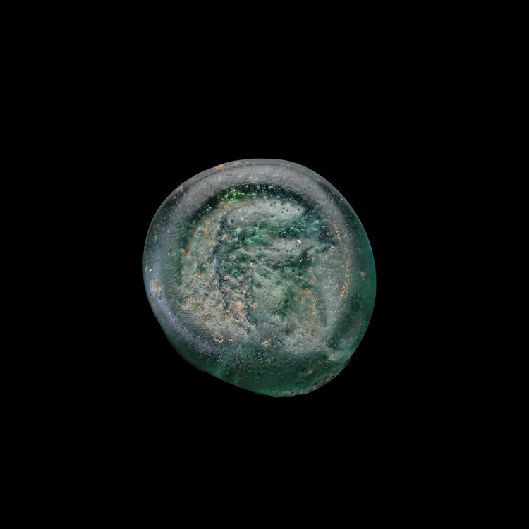 A ROMAN GLASS SEAL, 6TH-7TH CENTURY