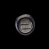 AN EARLY ISLAMIC GLASS WEIGHT OF HALF DIRHAM, 10TH-11TH CENTURY