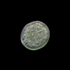 AN EARLY ISLAMIC GLASS WEIGHT OF QUARTER DIRHAM,10TH-11TH CENTURY