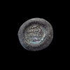 AN ABBASID GLASS WEIGHT OF DOUBLE DIRHAM, BAGHDAD AL-NASIR LI-DIN ALLAH, 576-622 AH/1180-1225 AD