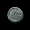 AN EARLY ISLAMIC GLASS WEIGHT OF DOUBLE DIRHAM