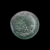 AN EARLY ISLAMIC GLASS WEIGHT OF DOUBLE DIRHAM