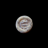 AN EARLY ISLAMIC GLASS WEIGHT OF HALF DIRHAM,10TH-11TH CENTURY