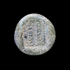AN EARLY ISLAMIC GLASS WEIGHT OF DINAR, 10TH-11TH CENTURY