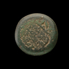 AN EARLY ISLAMIC GLASS WEIGHT OF DOUBLE DIRHAM