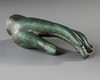 A CHINESE BRONZE BUDDHA'S HAND, PROBABLY MING DYNASTY