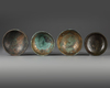 FOUR BRONZE BOWLS, 3RD-4TH CENTURY BC