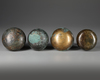 FOUR BRONZE BOWLS, 3RD-4TH CENTURY BC