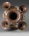 A PERSIAN POTTERY TULIP VASE, SAFAVID, 17TH CENTURY