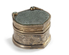 AN OTTOMAN JADE AND GEM-SET SILVER PLATED CASKET, 16TH CENTURY