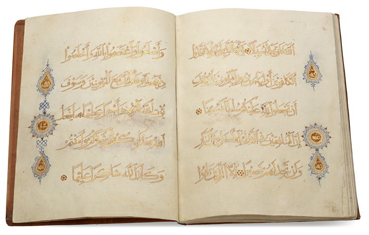 AN ILLUMINATED QURAN SECTION, 18TH-19TH CENTURY