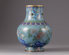 A large Chinese cloisonné vase
