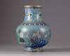 A large Chinese cloisonné vase