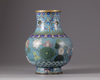 A large Chinese cloisonné vase