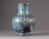 A large Chinese cloisonné vase