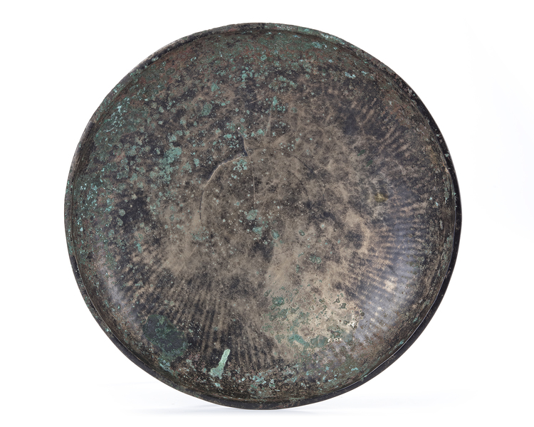 A HIGH TIN BRONZE SILVER DISH ACHAEMENID, 5TH CENTURY BC