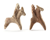 TWO TERRACOTTA HORSEMEN, PARTHIAN, 3RD/2ND CENTURY BC