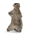A BRONZE BALSAMARIUM IN THE SHAPE OF AN ANIMAL SKIN, ROMAN 1ST CENTURY AD