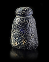 A CARVED GLASS CHESS PIECE, POSSIBLY A PAWN, 10TH-11TH CENTURY