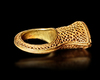 A MAGNIFICENT EARLY ISLAMIC GOLD RING,  NEAR EAST 10TH-11TH CENTURY