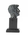 A MINIATURE BRONZE HEAD OF THE EMPEROR HADRIAN, 117-138 AD 2ND CENTURY AD