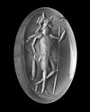 A CARNELIAN INTAGLIO SHOWING MARS OR ARES, 2ND-3RD CENTURY AD