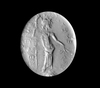 A ROMAN HAEMATITE GNOSTIC INTAGLIO, 3RD CENTURY AD
