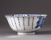 A Chinese blue and white bowl