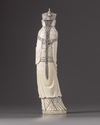 An ivory carving of a Shou-lao figure