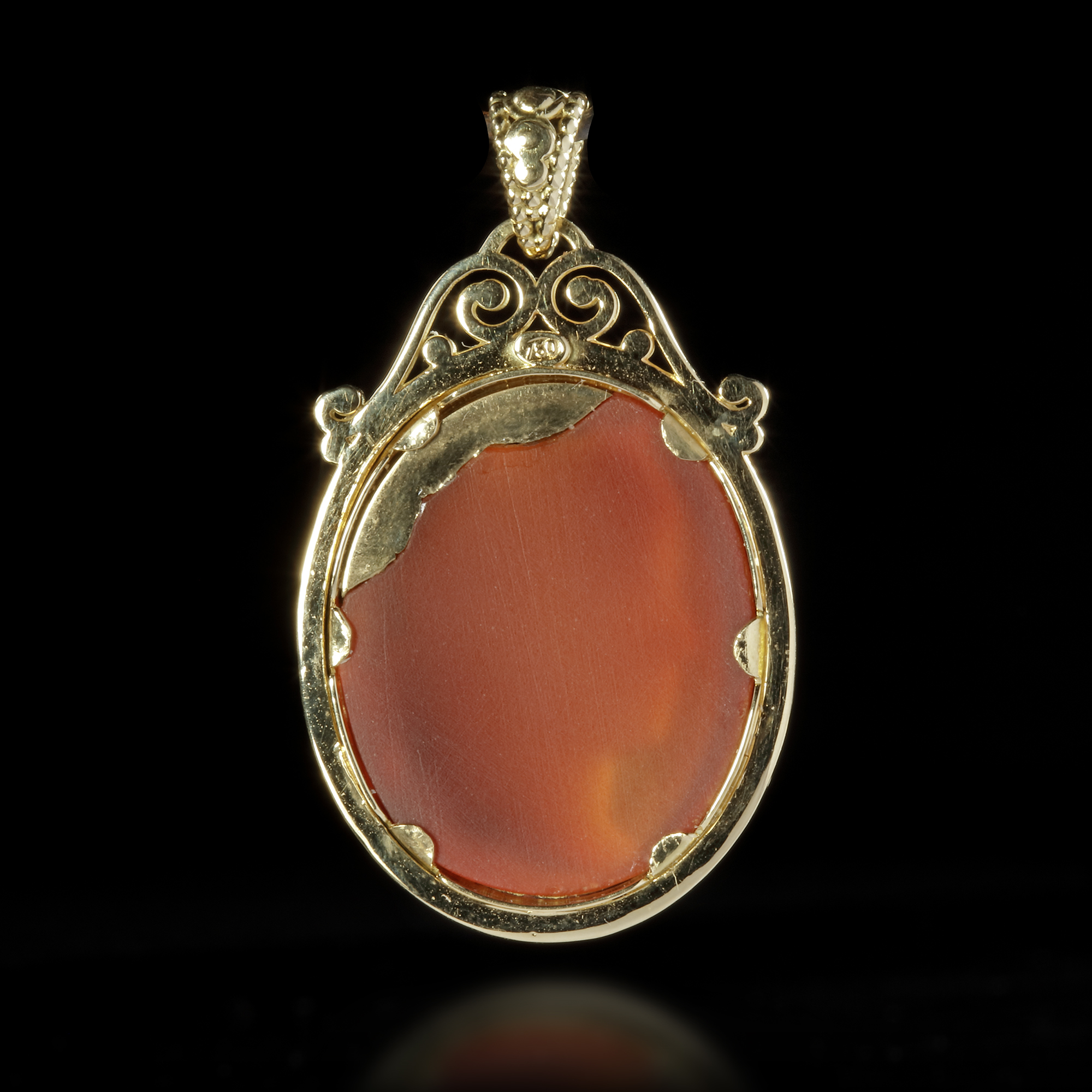 A ROMAN AGATE CAMEO OF THE YOUNG NERO, 1ST CENTURY AD