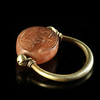 A PHOENICIO - RING WITH A CARNELIAN SCARABOID, 7TH-8TH CENTURY BC