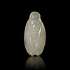 A ROMAN CHALCEDONY AMULET IN THE FORM OF A CICADA, 1ST CENTURY AD