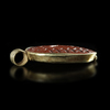 A ROMAN GNOSTIC PENDANT IN GOLD WITH A RED JASPER INTAGLIO, 2ND/3RD CENTURY AD