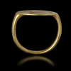 A GREEK GOLD RING WITH A FISH AND A CRUSTACEAN, 4TH CENTURY BC