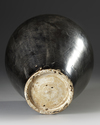 A CHINESE BLACK-GLAZED VASE, SONG PERIOD