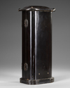 A JAPANESE WOOD LACQUER TRAVELLING SHRINE, ZUSHI, MEIJI PERIOD, 19TH CENTURY