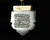 A JADE CARVED TALISMANIC PENDANT