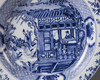 A large Chinese blue and white dish