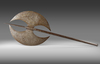 A LARGE QAJAR DOUBLE HEAD AXE, PERSIA, 19TH CENTURY