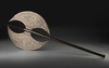 A LARGE QAJAR DOUBLE HEAD AXE, PERSIA, 19TH CENTURY