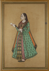 TWO LARGE MUGHAL PAINTINGS, INDIA, 20TH CENTURY