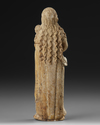A BONE CARVED FIGURE OF THE VIRIGN AND CHILD,17TH CENTURY