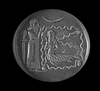 A CHALCEDONY STAMP SEAL WITH DAGON, 6TH-7TH CENTURY
