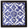 A PANEL OF FOUR  DOME OF THE ROCK' POTTERY TILES, SYRIA, 16TH CENTURY