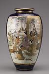A GROUP OF SIX JAPANESE SATSUMA WARES, 19TH-20TH CENTURY