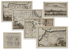 SIX HAND-COLOURED COPPER ENGRAVINGS, CIRCA 1735