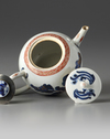 A CHINESE IMARI TEAPOT AND COVER, 18TH CENTURY