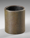 A JAPANESE LACQUERED BRUSH POT, 19TH CENTURY