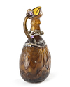 AN AMBER GLASS JUG, PERSIA, 10TH-11TH CENTURY