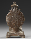 TWO SINO-TIBETAN BRONZE FIGURES, 19TH CENTURY